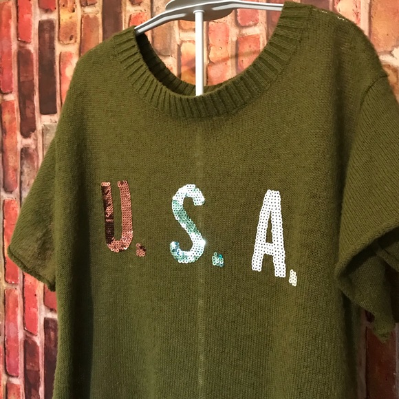 Wildfox july 4  U.S.A sequins -- White Label RARE - Picture 2 of 8